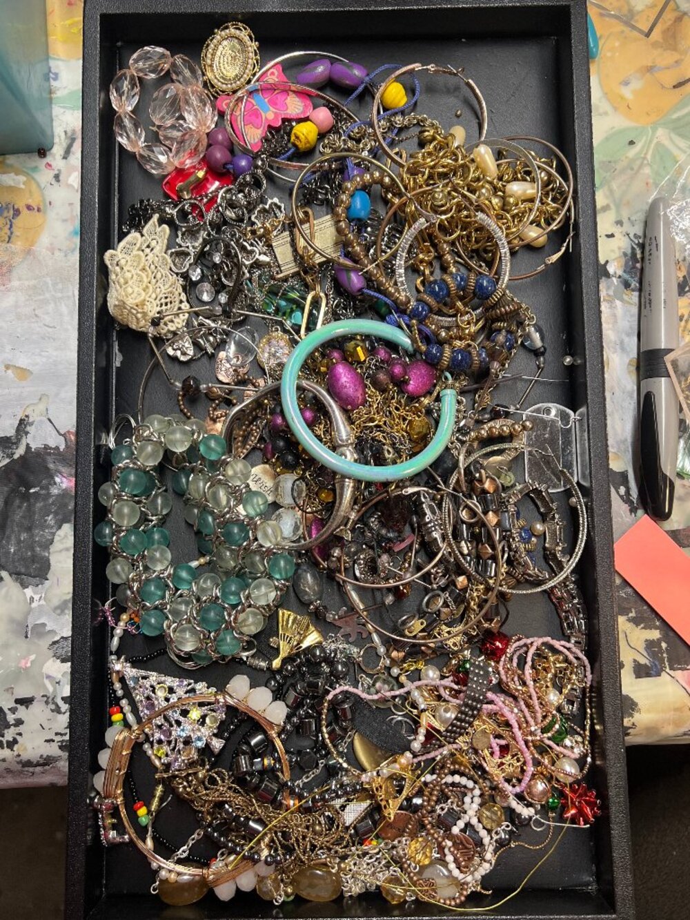 Craft Jewelry Lot BB - 2+ Pounds